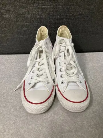 CONVERSE 화이트 하이컷 스니커즈