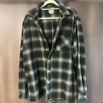 옴브레 체크 셔츠