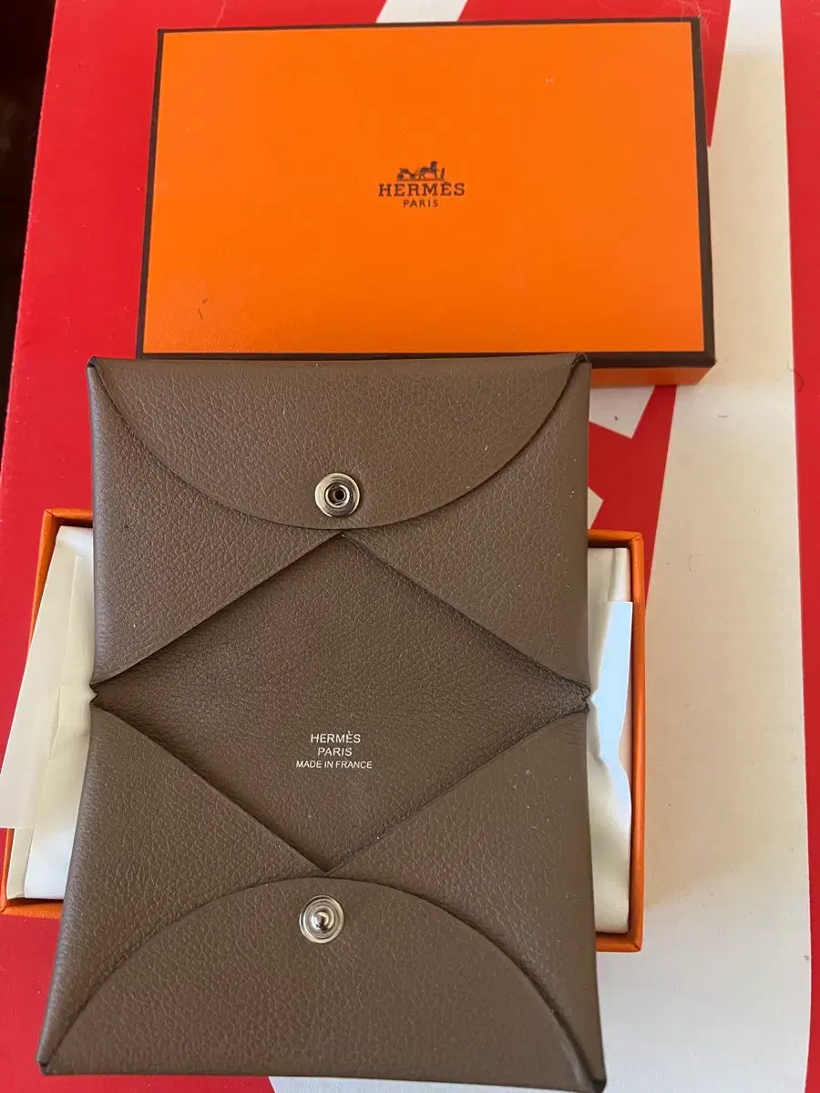Hermes card wallet