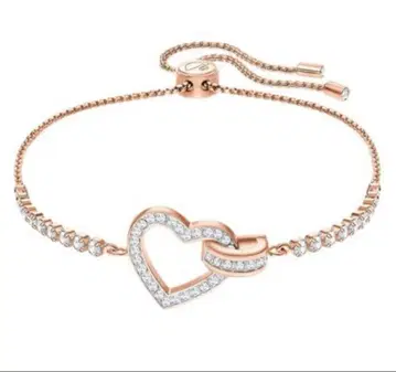 Swarovski LOVELY 팔찌 로즈 골드
