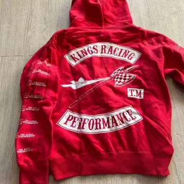 KING'S RACING PERFORMANCE 후드티 레드