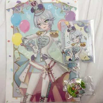 시쿄인 히비키 파루루 마루쿠지 캔뱃지 클리어 파일 특전 브로마이드