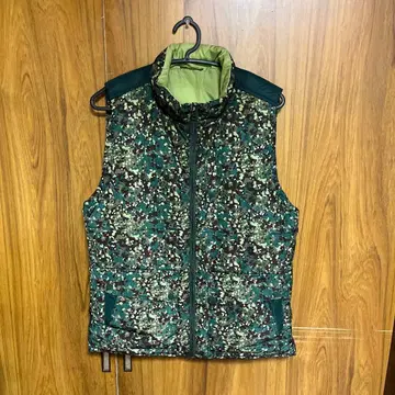 카모 패턴 베스트 지퍼 포함