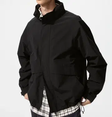 UNIQLO 윈드프루프 스탠드 블루종 블랙 XL