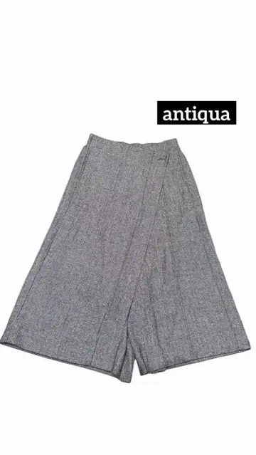 antiqua 안티카 헤링본 랩스커트 와이드 팬츠 사이즈 F