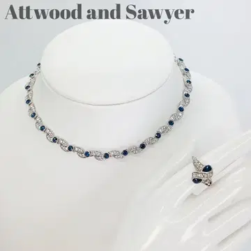 A&S Attwood 광고 Sawyer 목걸이 반지 세트 스톤