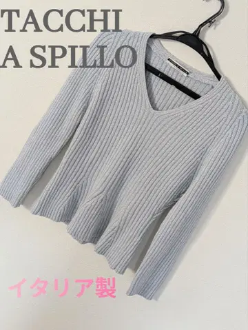 TACCHI A SPILLO 상의 이탈리아제 깔끔한 실루엣