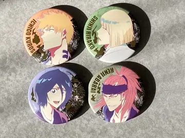 BLEACH 천년혈전편 트레이딩 주얼 캔뱃지 4종 세트