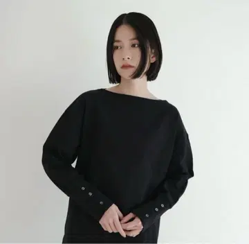 fou fou 바스크 셔츠 블랙 긴팔