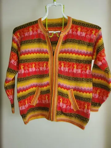 새상품 페루산 알파카 가디건