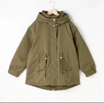 lovetoxic 카키 2way 모즈 코트 아우터 L 160