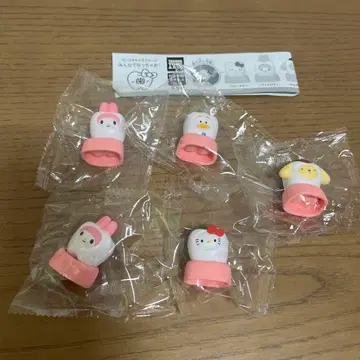 산리오 가챠 치아 5개 세트