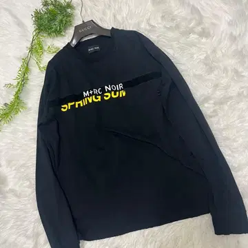 M+RC NOIR 마르쉐노아 데미지 롱 T