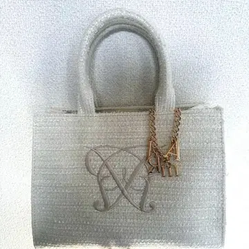 Aimerianejoie 자수 미니 토트백 아이보리