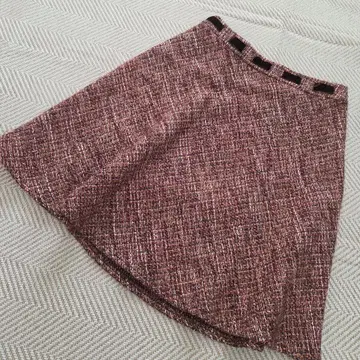 M'S GRACY 스커트 트위드 겨울 무릎 기장 고급 엠즈 그레이시