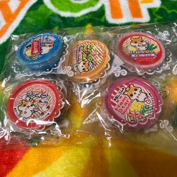 햄짱 라멘 디자인 지우개 5개 세트