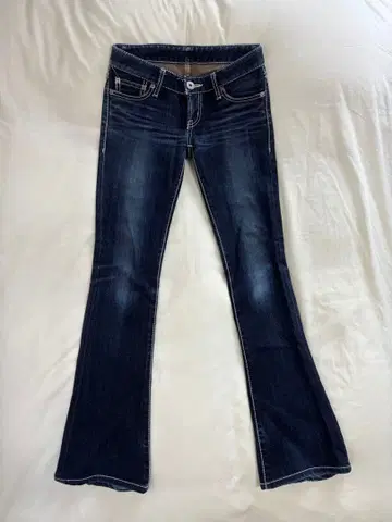 moussy 플레어 데님 팬츠 인디고 컬러