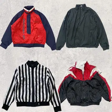 90's Y2K 빈티지 나일론 자켓 4점 묶음 판매 L 상당