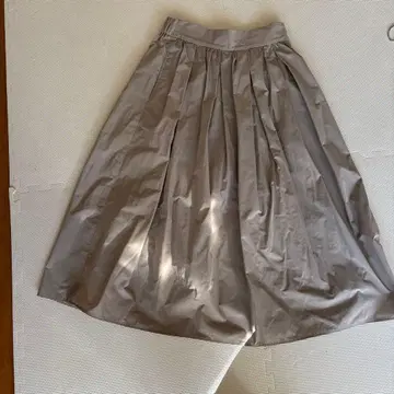 그레이 플레어 스커트 사이즈 38