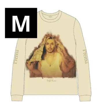 미사용 미개봉 새상품 후지이 카제 수주 한정 롱 T 베이지 M