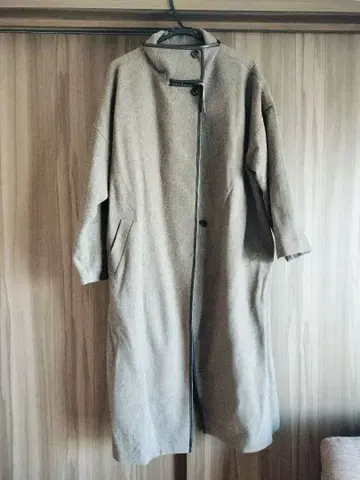 lumier 브라운 롱 코트 미사용 새상품