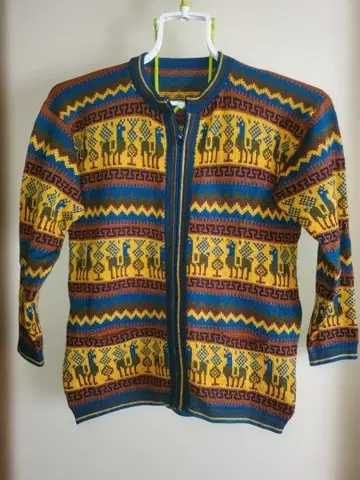 새상품 페루산 알파카 가디건