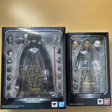 s.h.피규아트 루크 스카이워커 다스 베이더 세트