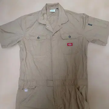 Dickies 카키 반팔 오버롤 츠나기 L 사이즈 카키 새상품급