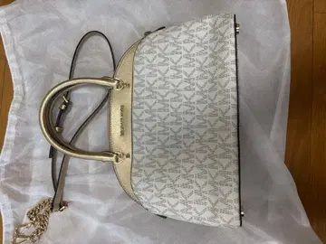 Michael Kors 숄더백 화이트/골드