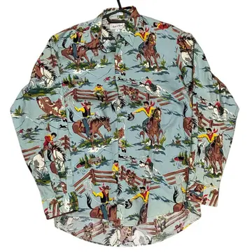 빈티지 Nick & Nora 웨스턴 셔츠 커트 코베인