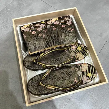 교토 기모노 유젠 조리 세트 후리소데 잡화 백