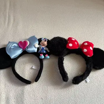 미니 마우스 머리띠 2개 세트