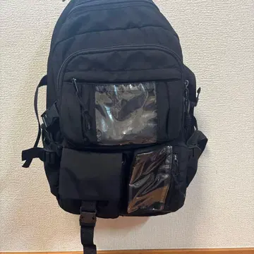 블랙 백팩 백팩