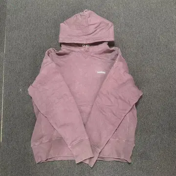 퍼플 후드 부착 후드티