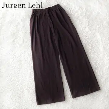 요건 레일 이지 팬츠 스트레치 허리밴딩 퍼플 실크 L