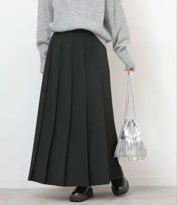 저널 스탠다드 레리움 와이드 플리츠 이지 스커트