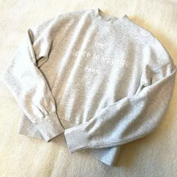 새상품급 IENA 이에나 맨투맨 크루넥 트레이닝복 내추럴