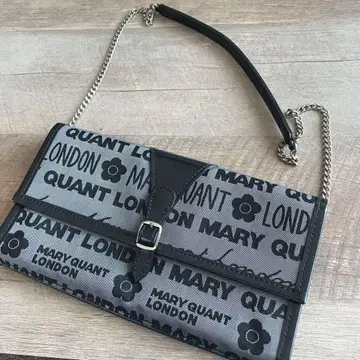 MARY QUANT 클러치백 플라워 패턴