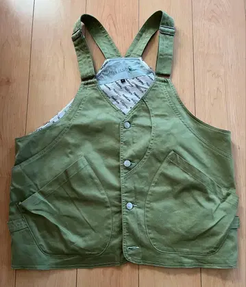 워크맨 그린 테크 아웃도어 데님 베스트