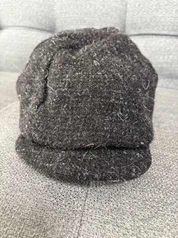 CA4LA 다크 그레이 울 헌팅 캡