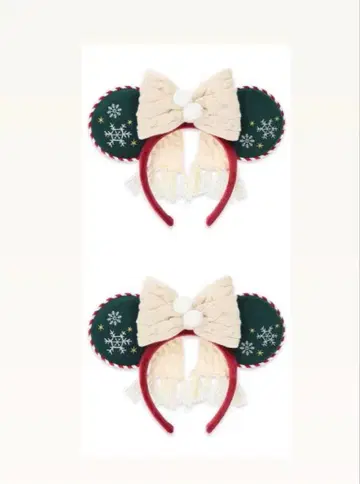 [ 2개(낱개 판매 가능) ] 디즈니 크리스마스 머리띠 2025