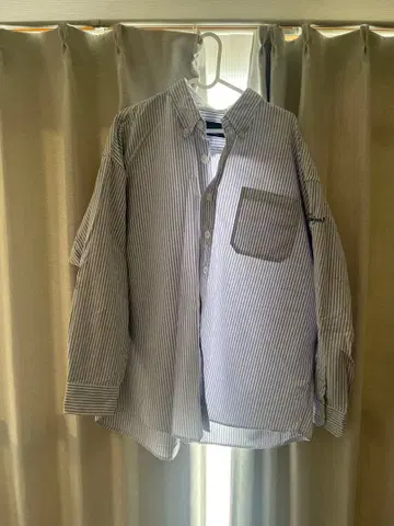 FAT 스트라이프 긴팔 셔츠