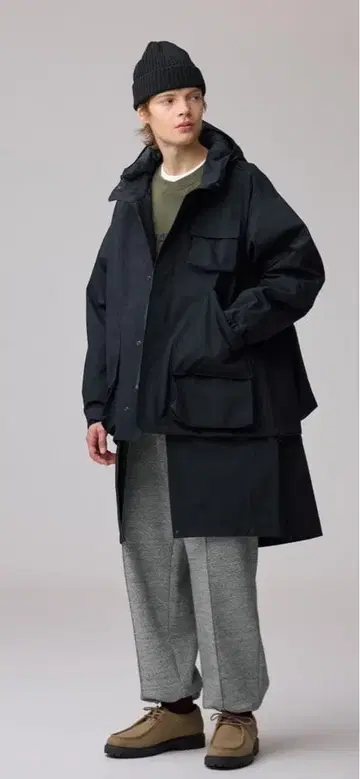 ENGINEERED GARMENTS 패디드 쉘 후드티 XXL