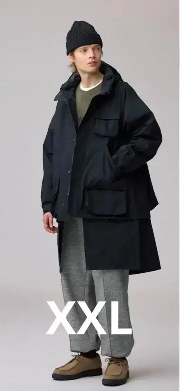 ENGINEERED GARMENTS GU 패디드 쉘 후드티 XXL