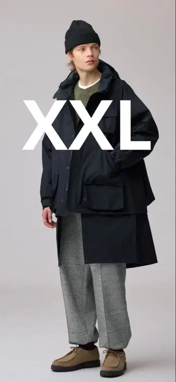ENGINEERED GARMENTS GU 패디드 쉘 후드티 XXL