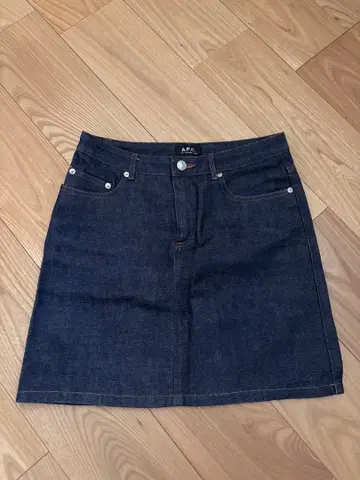 A.P.C. 데님 미니 스커트 36