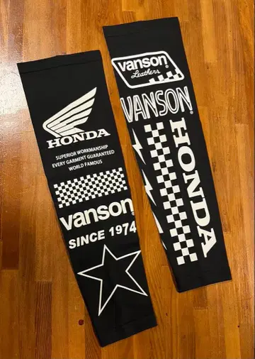 새상품 반손 vanson 혼다 HONDA 콜라보 암 셰이드 양팔