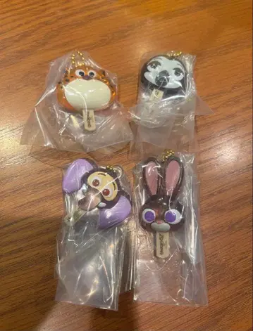 주토피아 아이스캔디 참 4종 세트