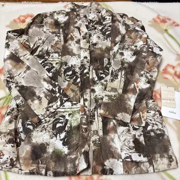 빅 사이즈 NONA 꽃무늬 자켓 멀티 컬러 11호