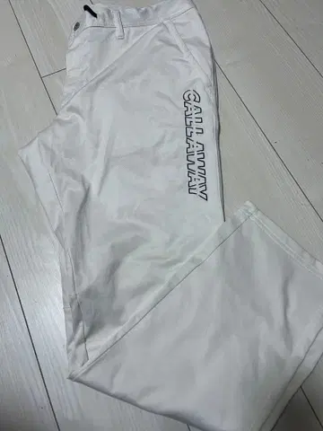 CALLAWAY 화이트 로고 팬츠